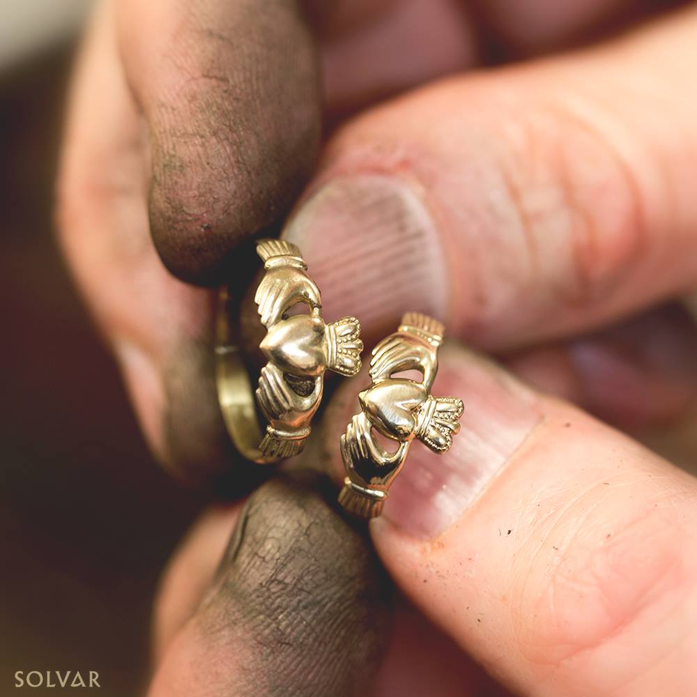 Solvar handcrafted Claddagh rings