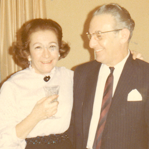 Gustaf Obernik with his wife Margo